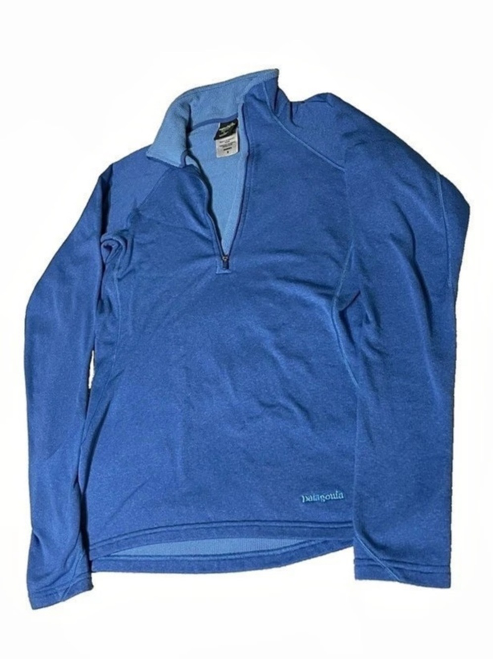 Patagonia Capilene Baselayer Pullover Womans Small Thermal Weight 1/4 Zip Neck